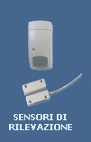 Sensori e rilevatori infrarosso e doppia tecnologia, contatti magnetici