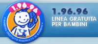 Telefono azzuro per i bambini