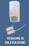 Sensori e rilevatori infrarosso e doppia tecnologia, contatti magnetici