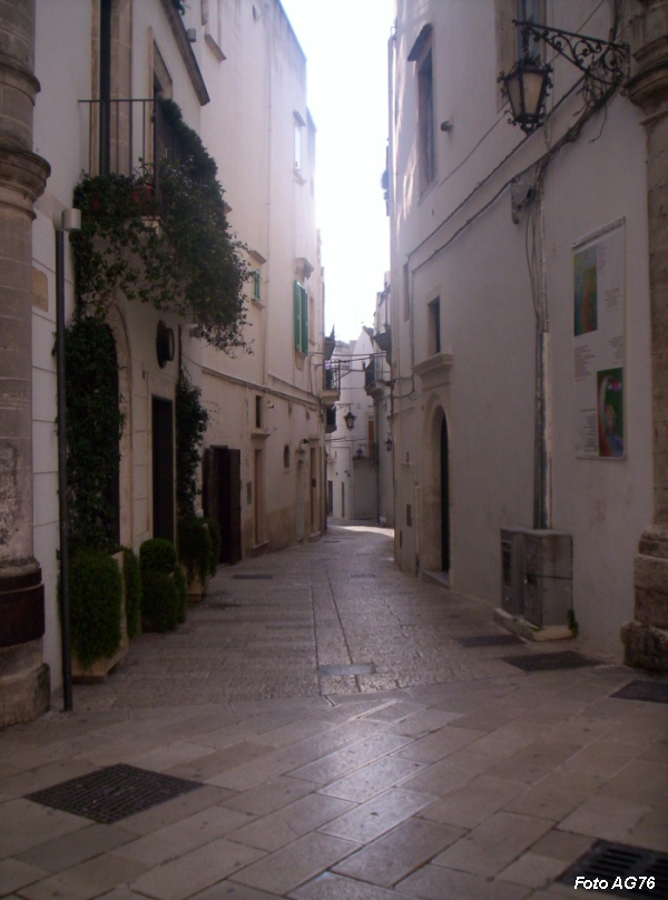 Scorcio del centro storico di Martina Franca (TA) nei pressi di Piazza Roma